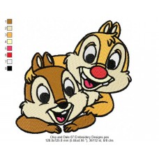 Chip and Dale 07 Embroidery Designs